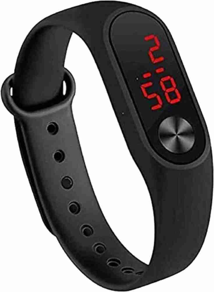 NESROR Black Band Fitness Bracelet Digital Watch For Men Buy