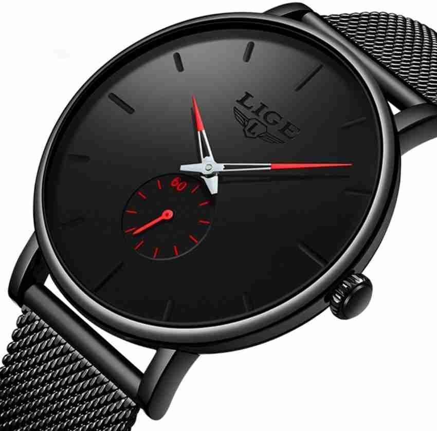 Lige black watch cheap