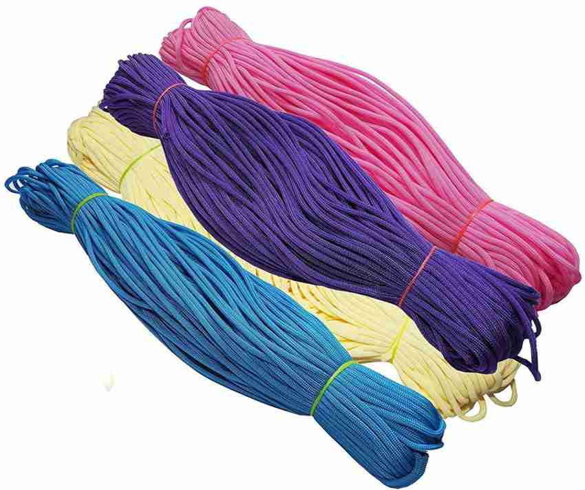 HappyCraft Set of 4 Nylon 2mm Macrame Cord (60 Meters Each Cord) - Set of 4  Nylon 2mm Macrame Cord (60 Meters Each Cord) . shop for HappyCraft products  in India.