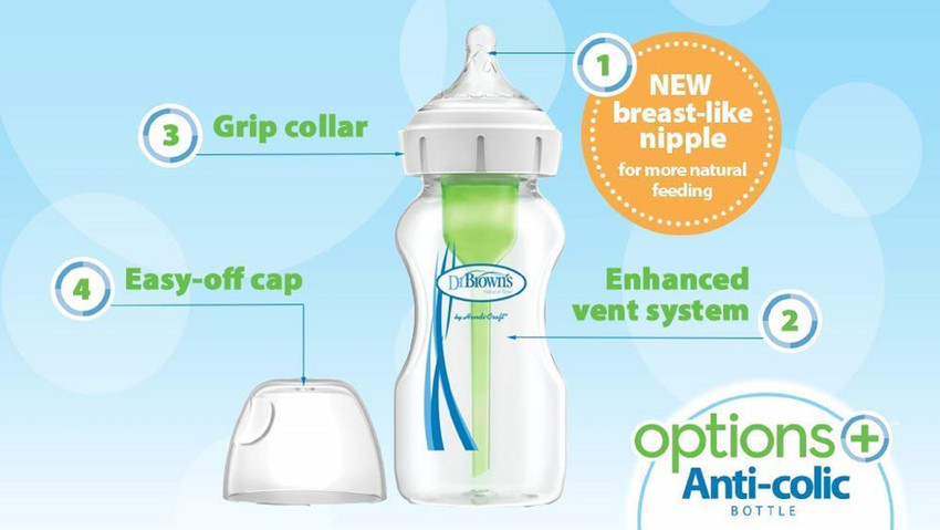 Dr. Brown s Wide Neck Glass Feeding Bottle 9 oz 270 ml 270 ml