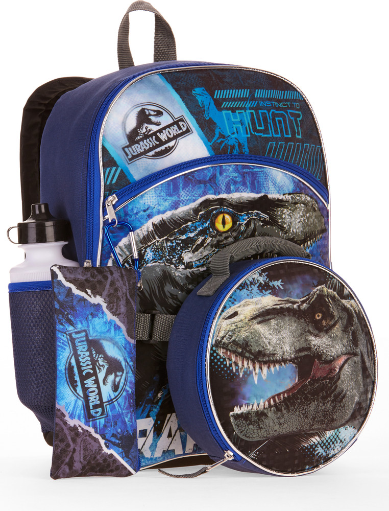 Jurassic world online backpack blue