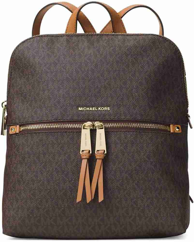 MICHAEL KORS Rhea Medium Backpack Signature Brown 30H6GEZB2V