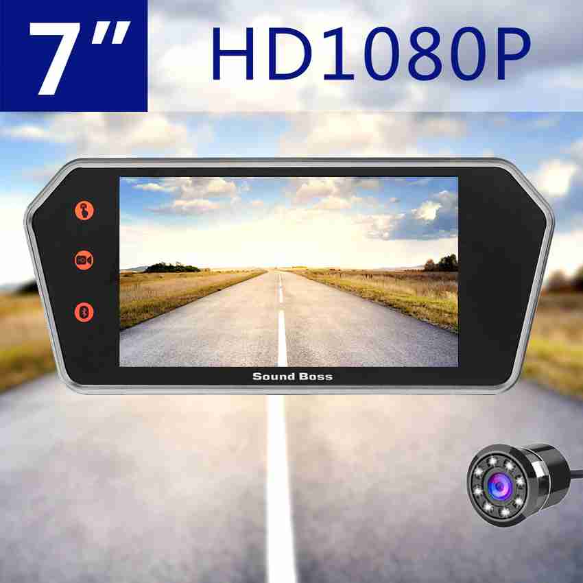 Sound Boss 7 INCH FULL I TOUCH REAR VIEW MIRROR MONITOR WITH NIGHT
