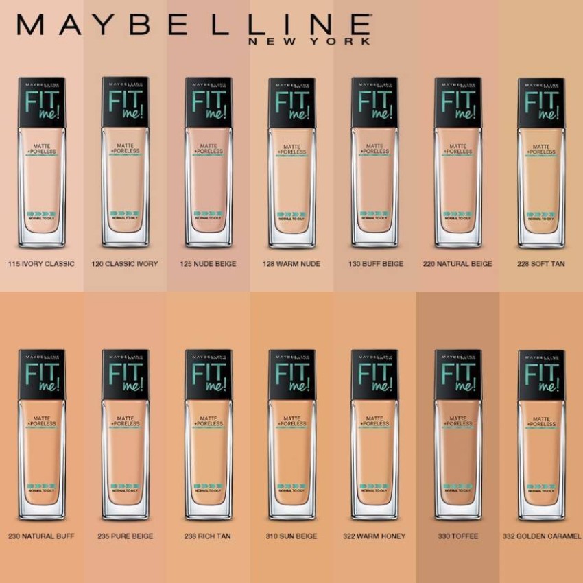 MAYBELLINE NEW YORK Fit Me Matte+Poreless Liquid Foundation (115 Ivory, 30  ml) Foundation - Price in India, Buy MAYBELLINE NEW YORK Fit Me Matte+ Poreless Liquid Foundation (115 Ivory, 30 ml) Foundation Online