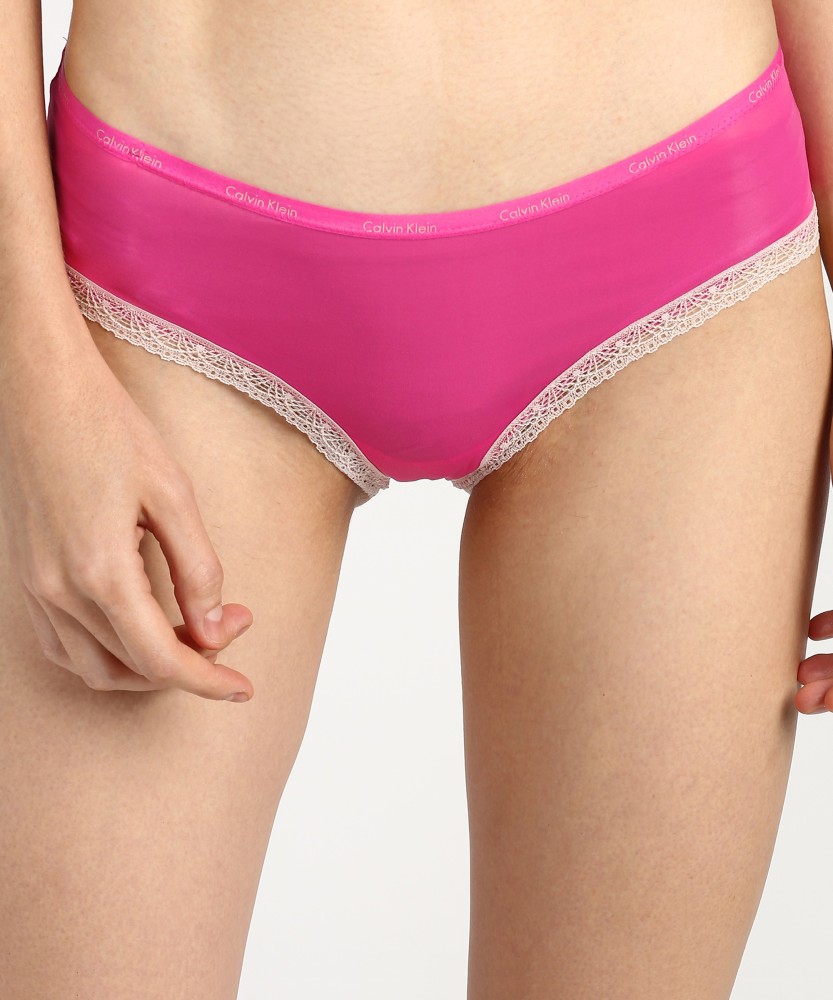 Calvin Klein Underwear Women Hipster Pink Panty - Buy Calvin Klein Underwear  Women Hipster Pink Panty Online at Best Prices in India