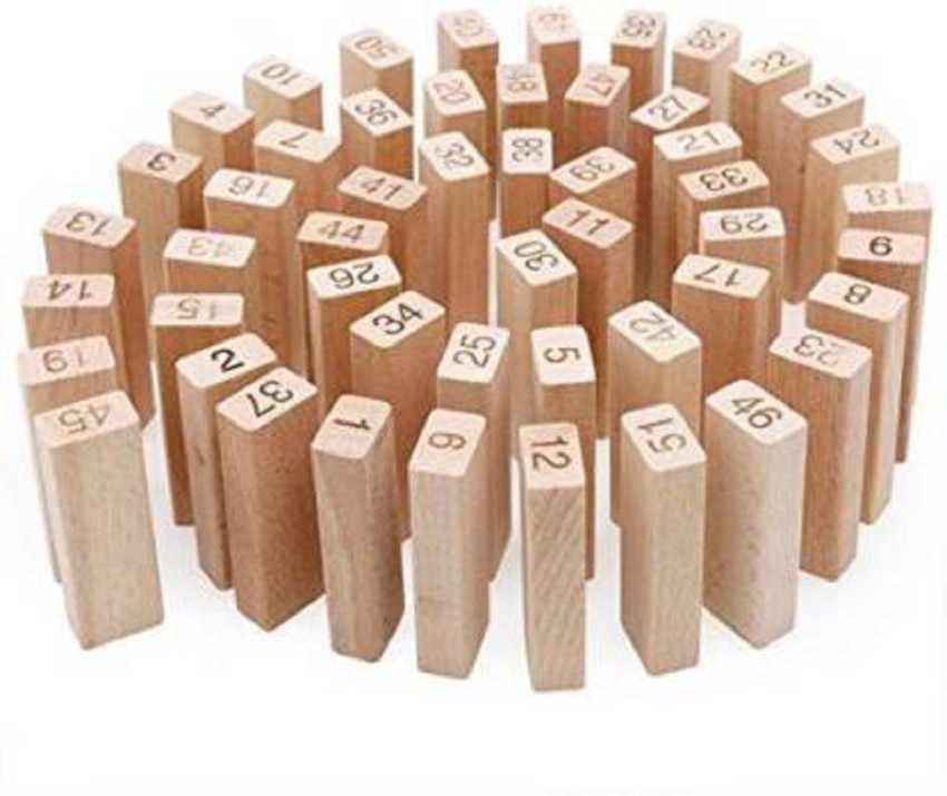 How to Play Jenga Wooden Blocks Game with Dice – Erenjoy