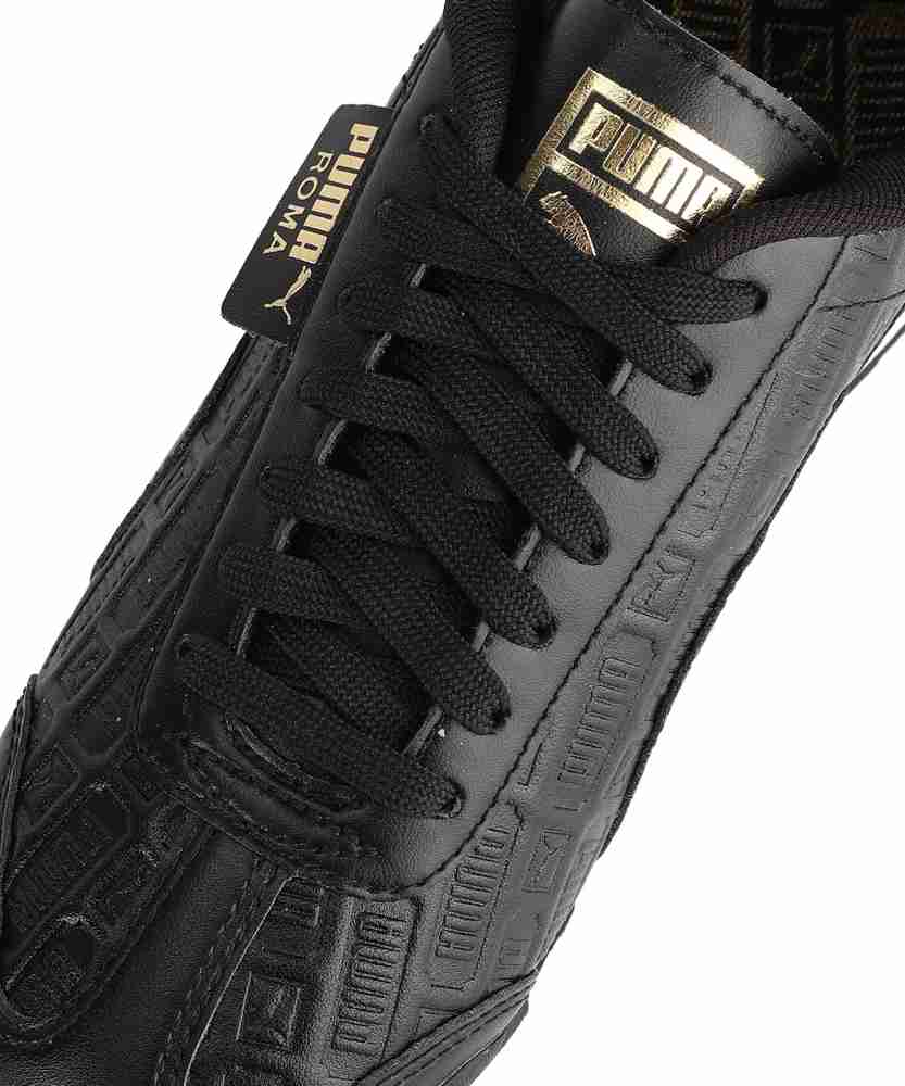 Black and gold puma roma shops