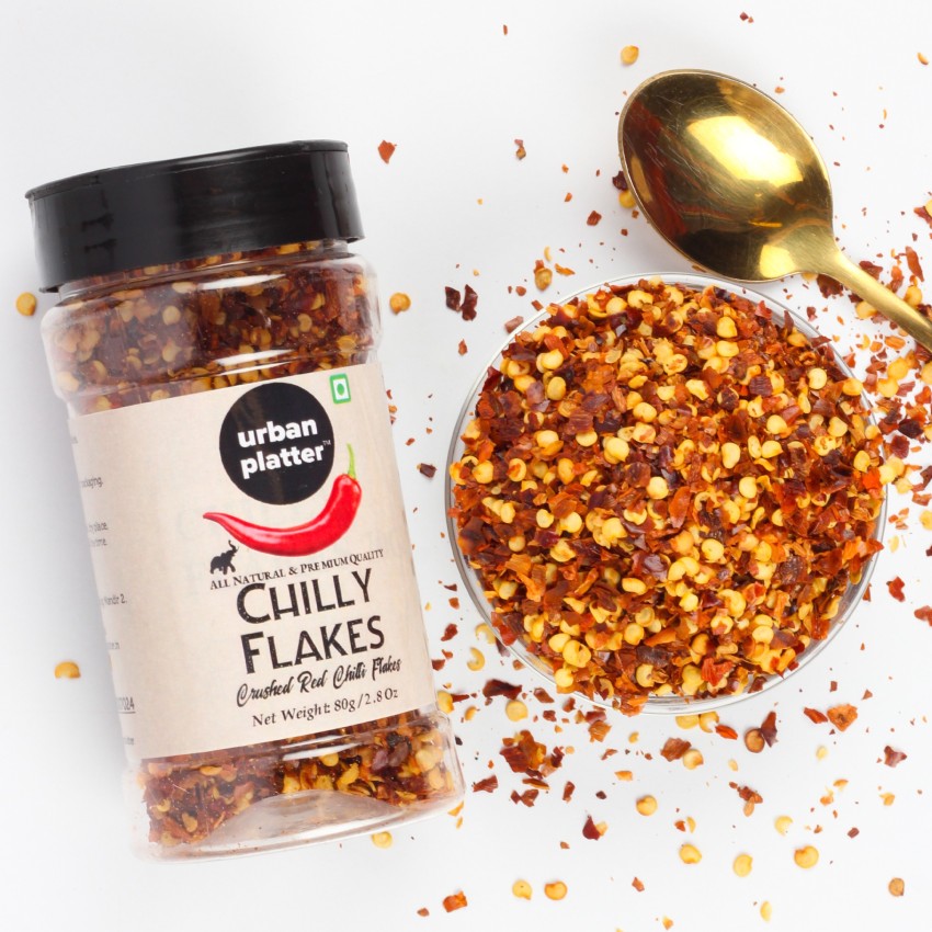 Urban Platter Dried Red Chilli Flakes, 80g – Urban Platter