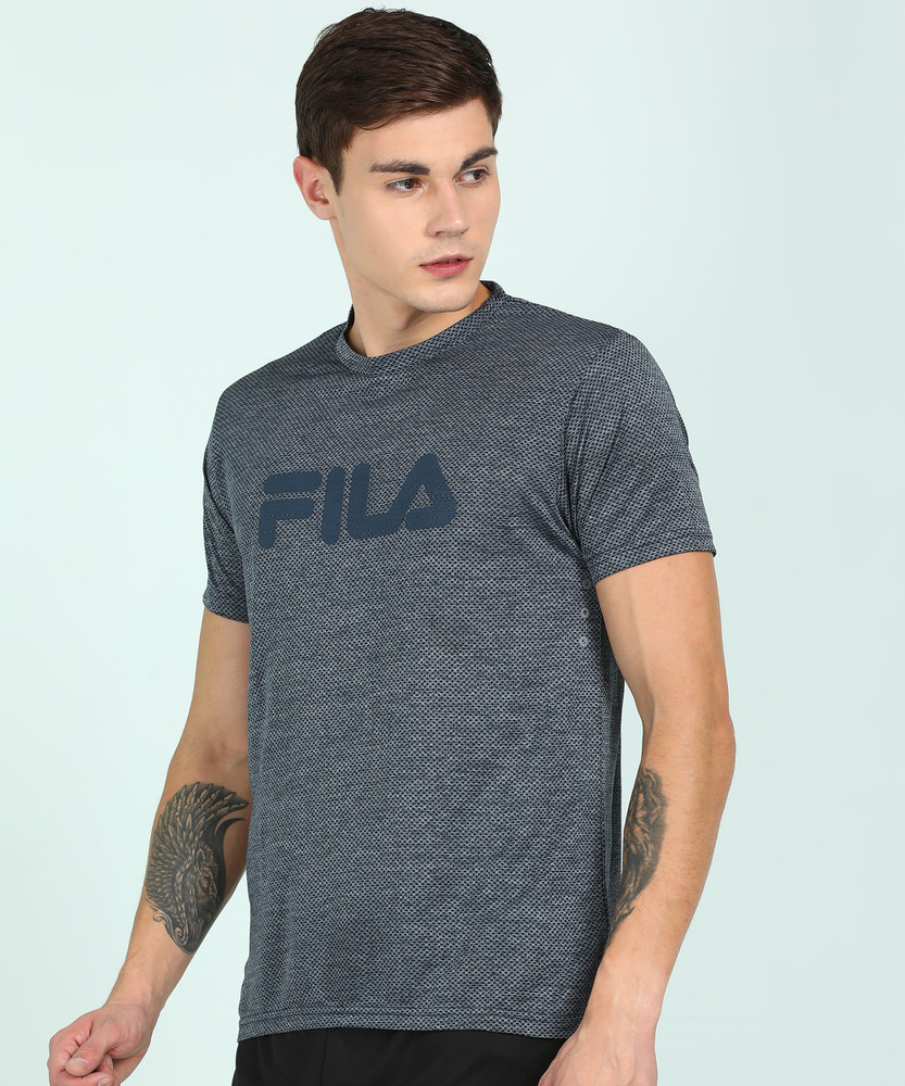 Grey fila sale shirt