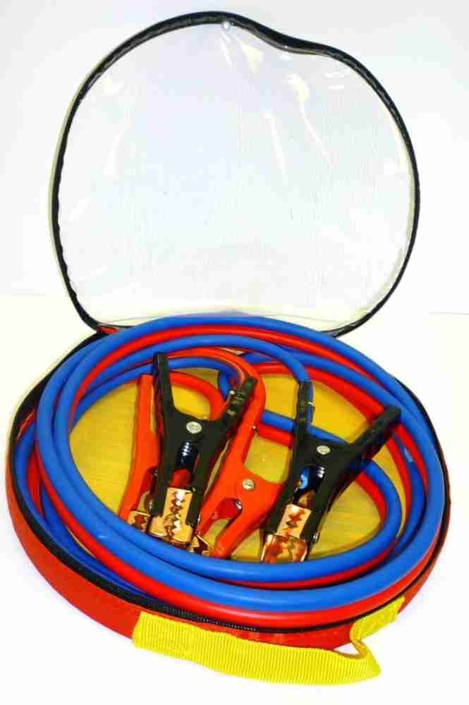 Heavy Service Jumper / Booster Cables: 16 Feet, 6 Gauge, Ideal for Sedans