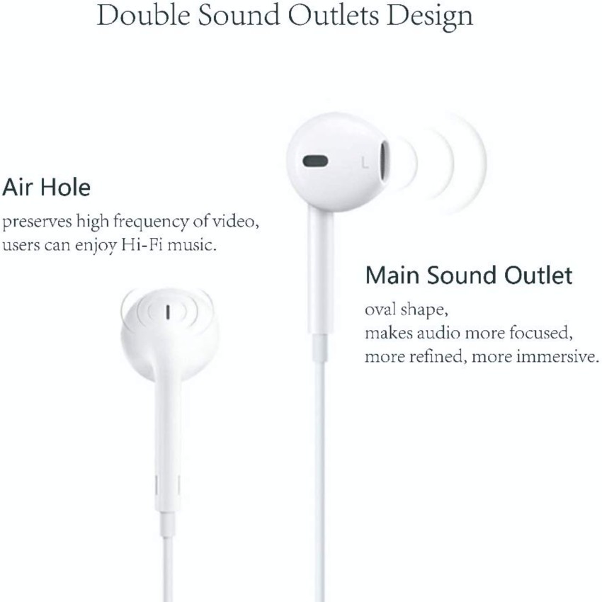 Apple EarPods White In Ear Headsets - MNHF2ZM/A for sale online
