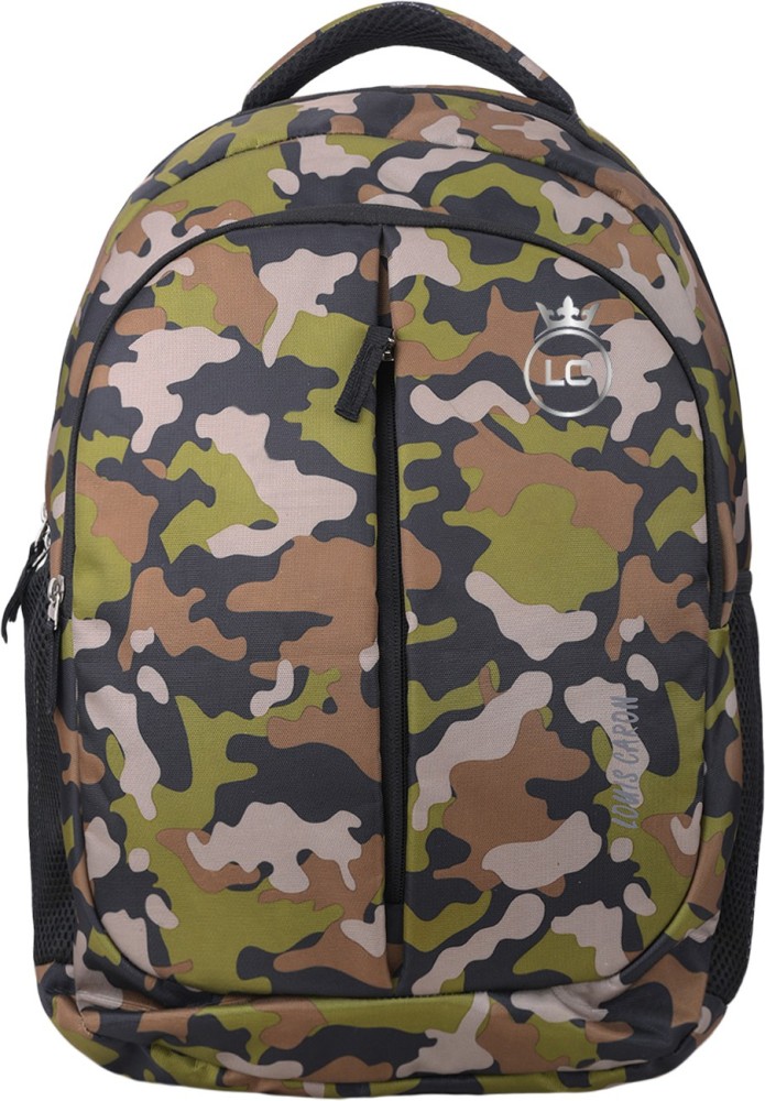 71% OFF on LOUIS CARON Hi storage printed 30 L Backpack(Black) on Flipkart