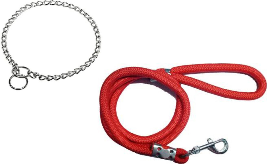 Choke chain style collar leash 2025