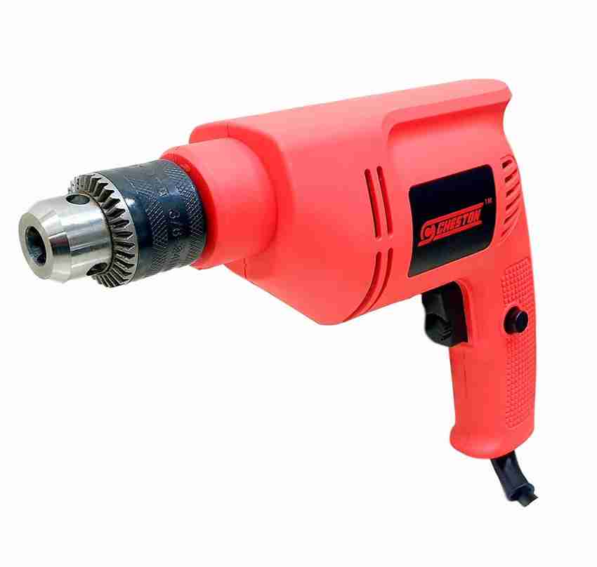 CHESTON Cheston 10mm Powerful Drill Machine Screwdriver Reverse Forward Rotation with Variable Speed for Wall Metal Wood Drilling CHD6104RED Pistol Grip Drill Price in India Buy CHESTON Cheston 10mm P...