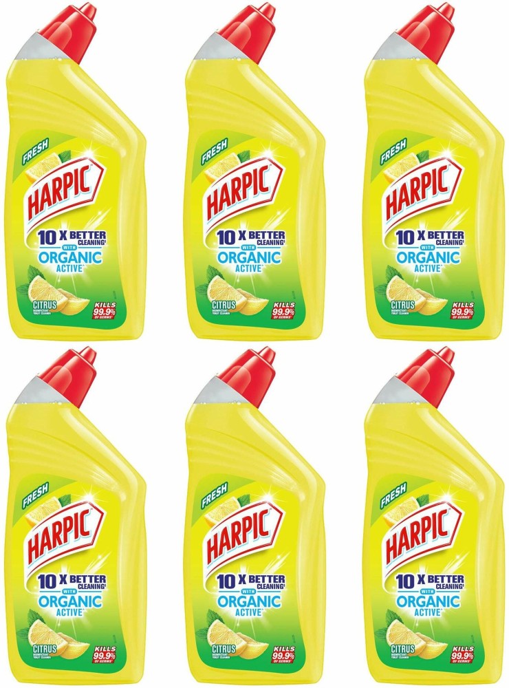 Harpic Organic Active disinfectant toilet cleane Citrus Liquid