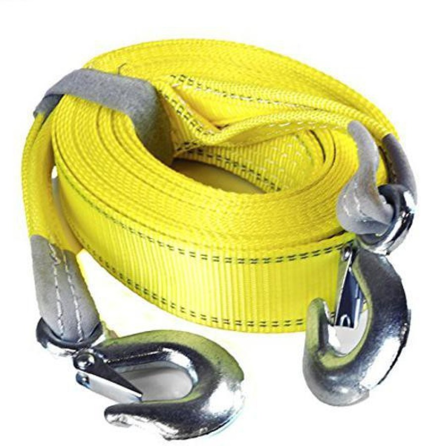 Chromoto ™ Car Tow Rope Straps with Hooks-5 Tons 4 Meters