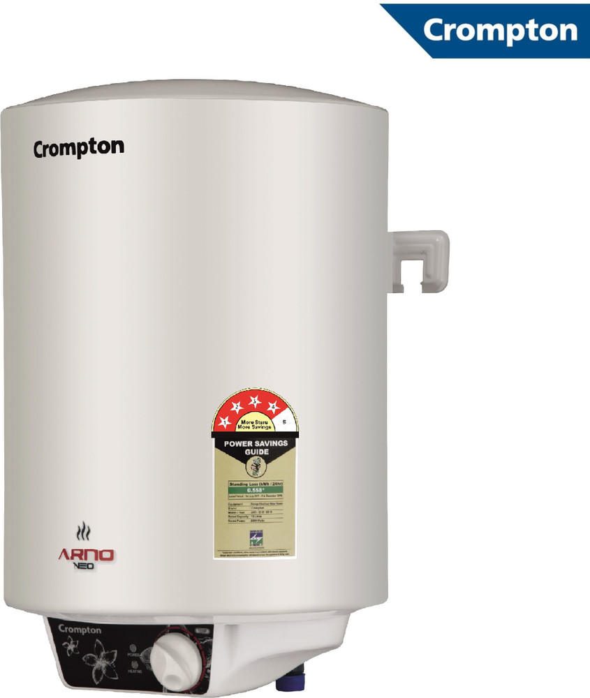 Crompton 15 L Storage Water Geyser (Crompton 15 L ARNO NEO AWSH-2615,  White) Price in India - Buy Crompton 15 L Storage Water Geyser (Crompton 15  L ARNO NEO AWSH-2615, White) online at Flipkart.com