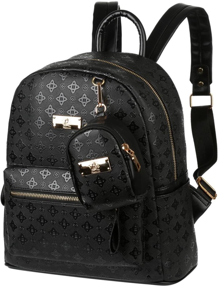 Chic black outlet backpack