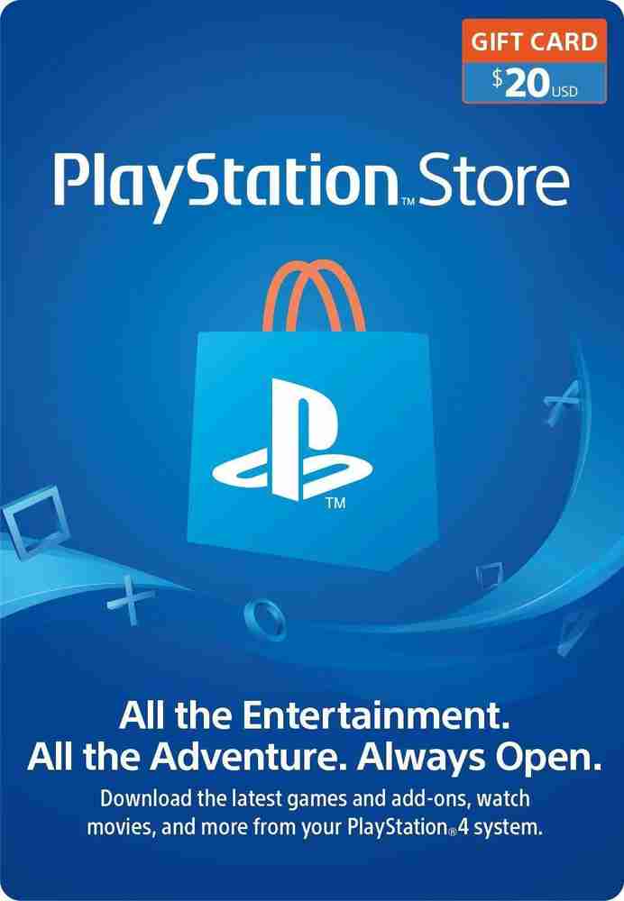 20 PSN Card PS3 PS4 PS Vita for PS4 PS3 PS Vita Price in