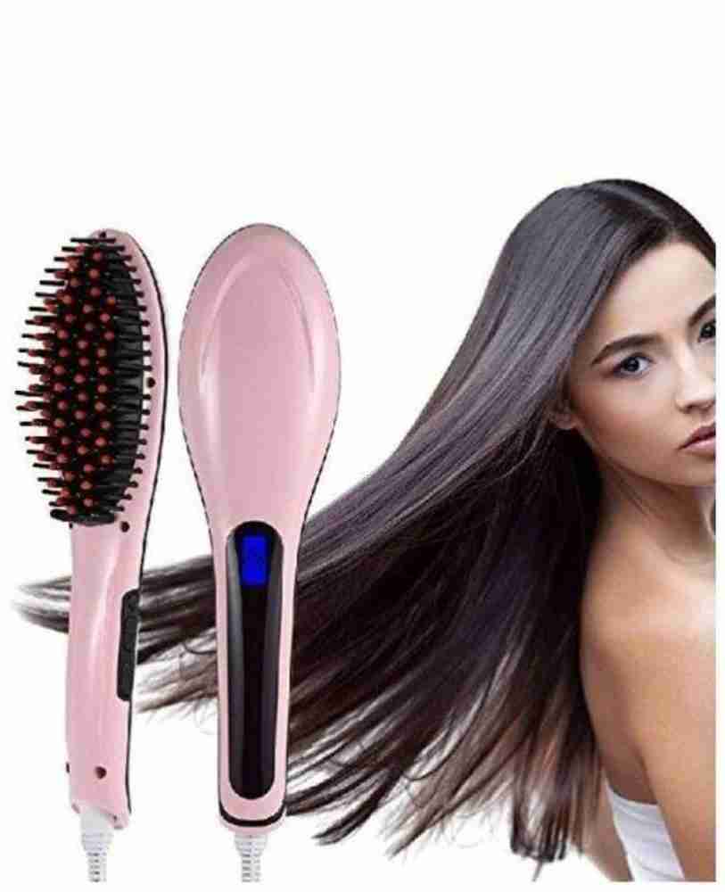 Fast hair straightener brush hqt 906 deals