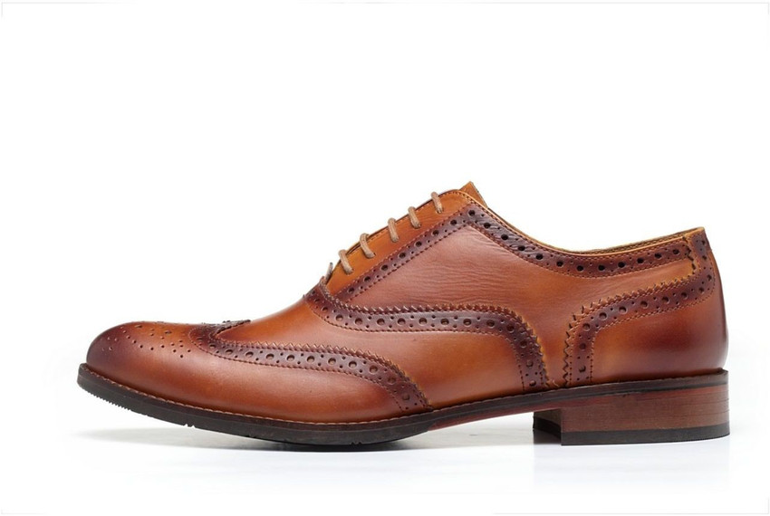 harperwoods Handmade Formal Leather Shoes for Men Brogue Shoes