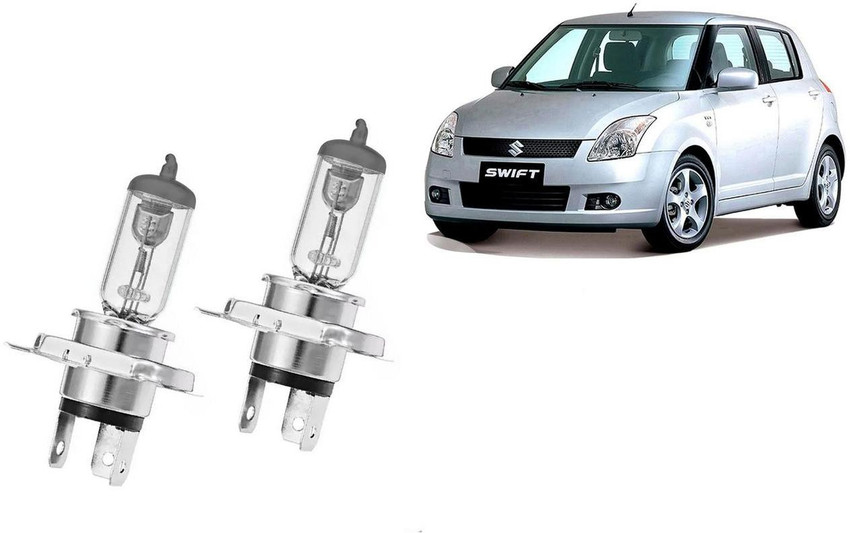 Auto Kite OSR139 H4 Ultra Lite Yellow High Beam Halogen Head Lamp Bulb For Swift Type 1 Headlight Car Halogen for Maruti Suzuki 12 V 100 W Price in India