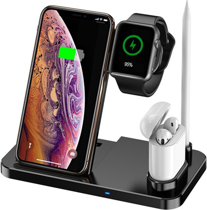 NEXT 4-in-1 10W Wireless Charging Pad for Apple Watch, iPhone and AirPods  Black N-1902 - Best Buy