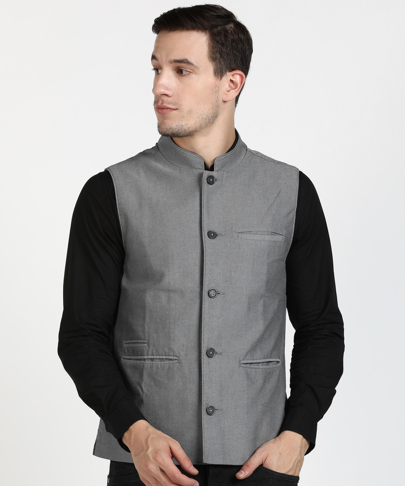 United Colors of Benetton Sleeveless Solid Men Jacket Buy United