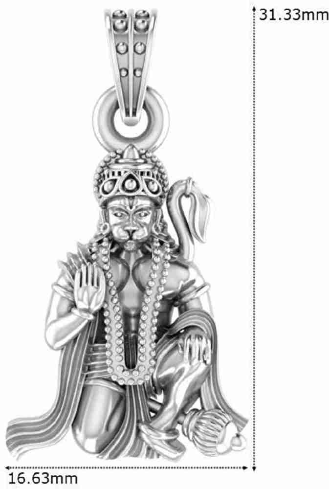 Bajrangbali deals locket silver