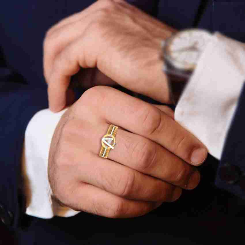 ShipJewel Devil D Ring 18kt Diamond Yellow Gold ring Price in
