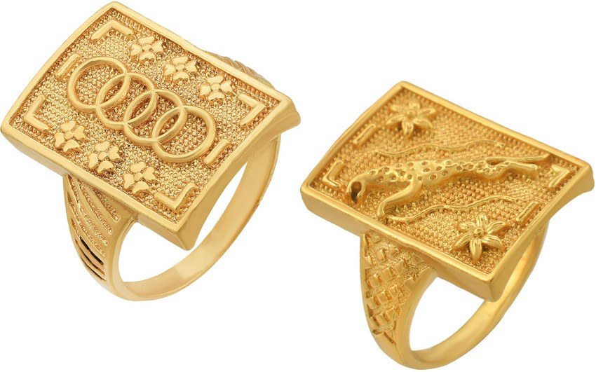 Jaguar symbol gold ring shop