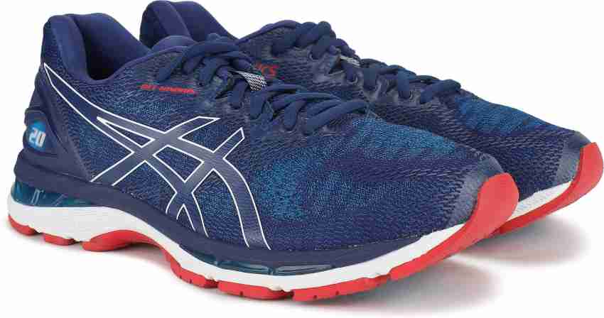 Asics GEL NIMBUS 20 4E Cushioned Ankle Padded Footbed Textured Sole For Men