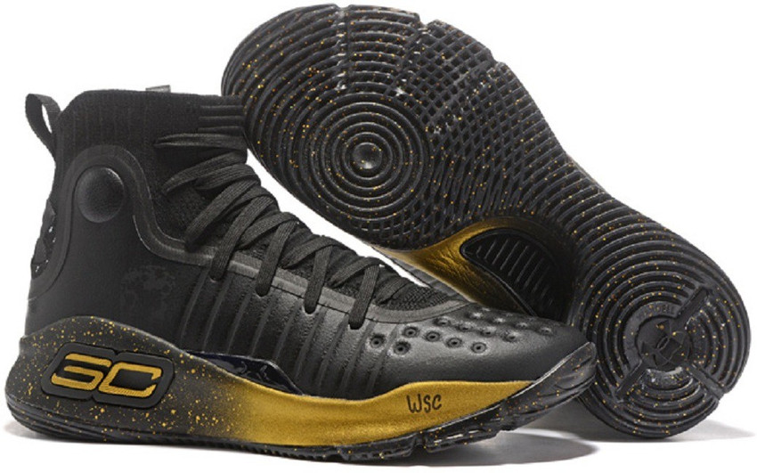 curry 4 black and gold