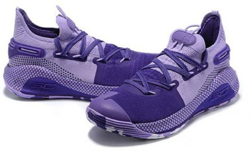 Stephen Curry UA Curry 6 United We Win Purple Basketball Shoes