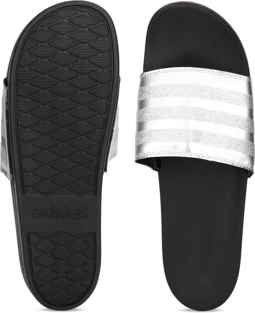 Adilette comfort 2024 slides silver