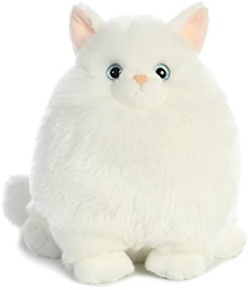 Marshmallow plush cat hotsell