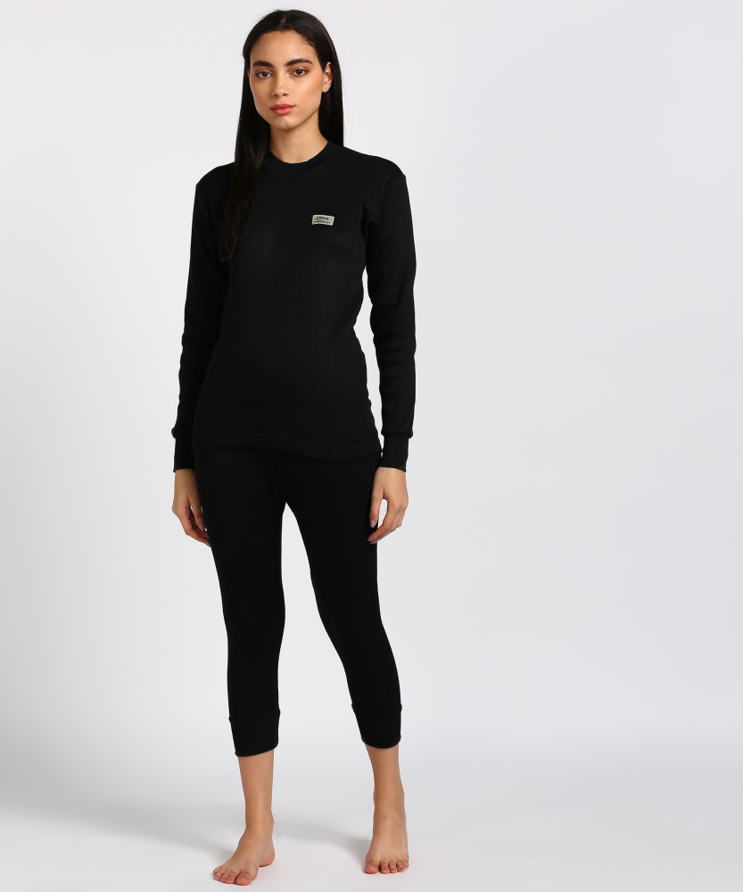 THERMOCOT Women Top Thermal - Buy Black THERMOCOT Women Top Thermal Online  at Best Prices in India