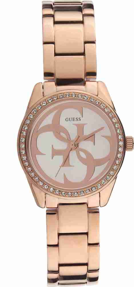 Buy GUESS Rose Gold Dial Analog Watch - For Women W1273L3