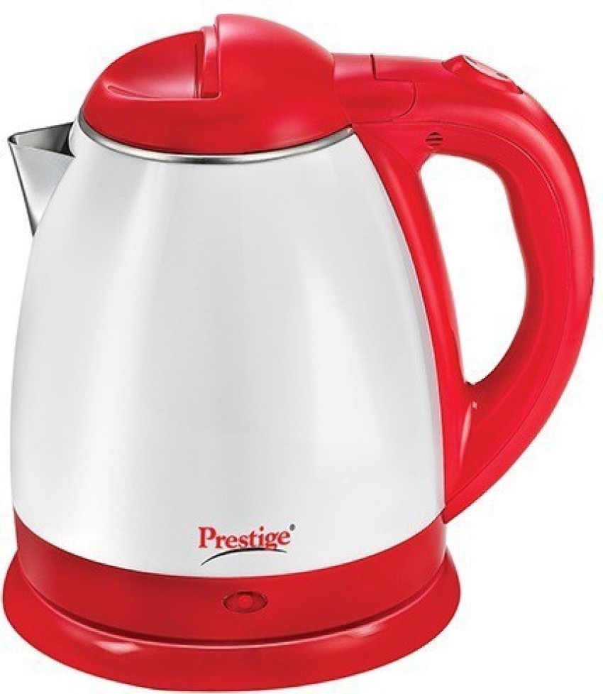 Prestige 1500-W Electric Kettle With Lid Of 1.2 L, Stainless Steel +  Plastic