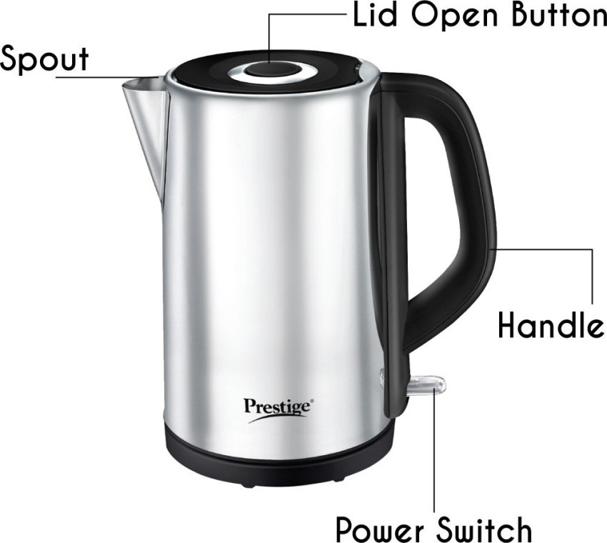 Prestige Stainless Steel Electric Water Tea & Soups Kettle 1500