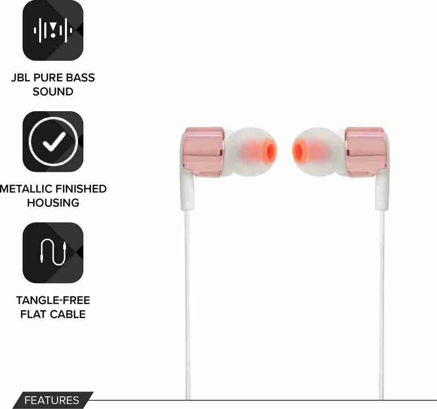 Jbl t210 rose gold cheap