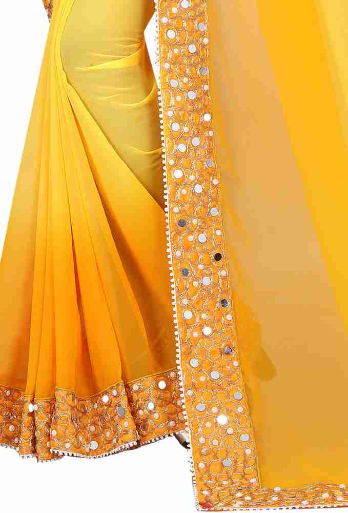 jashvicreation Embroidered Bollywood Georgette Saree