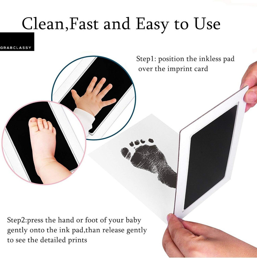 Baby ink hand and hotsell footprint kit
