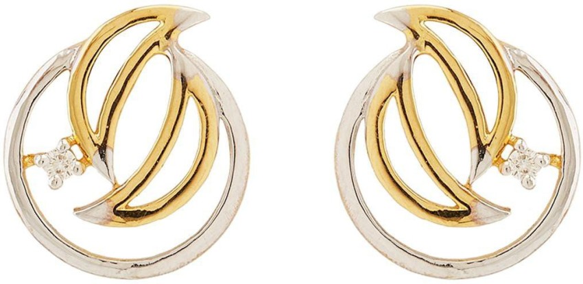 Buy Yellow Gold Earrings for Women by Whp Jewellers Online