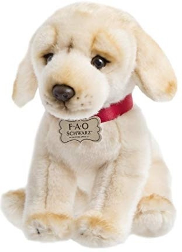 Labrador puppy deals soft toy