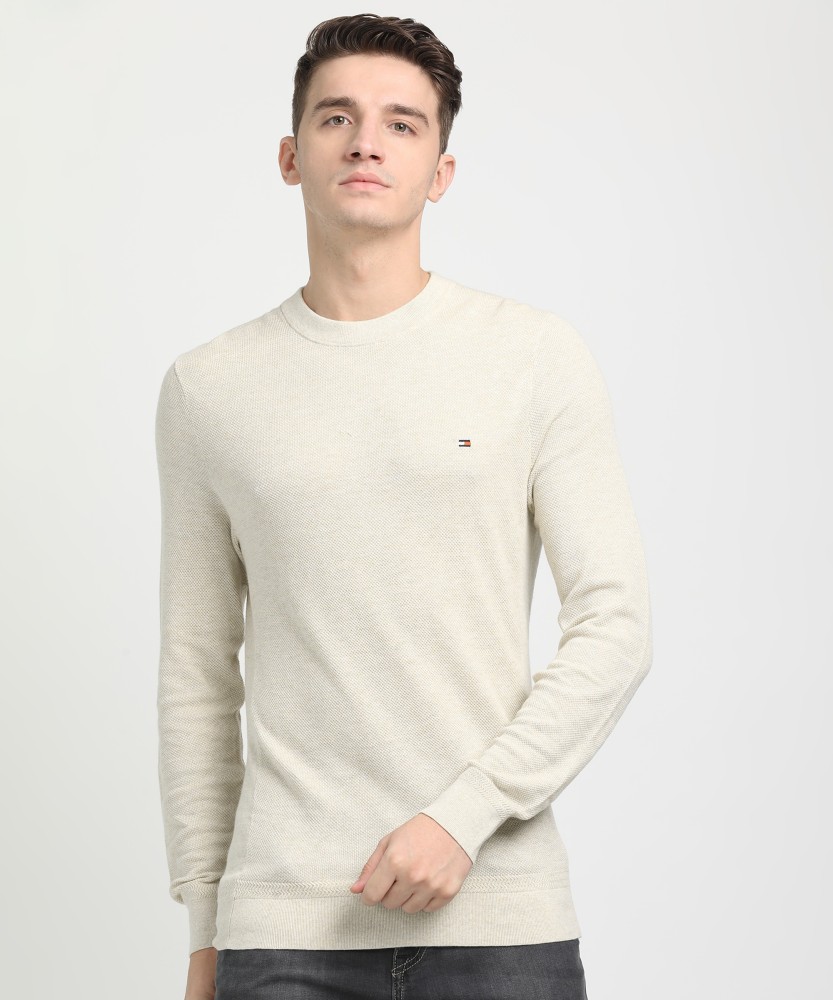 beige tommy hilfiger sweater