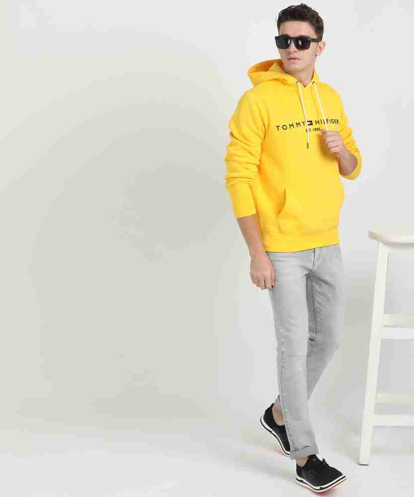 Yellow tommy cheap hilfiger sweatshirt
