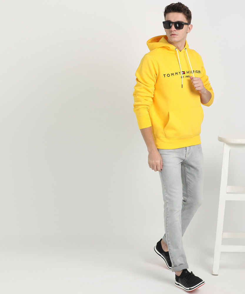 Yellow tommy sales jeans hoodie