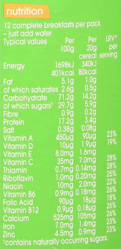 Heinz sunrise 2024 banana porridge