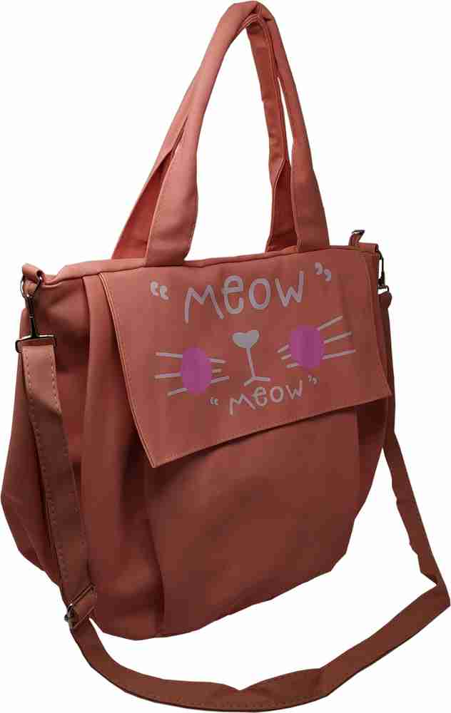Flipkart Gofika Women s Parachute Orange Meow Printed